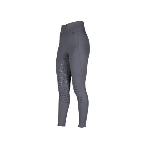 Shires Aubrion Eltar Riding Tights Grey (Young Rider) - Image 3