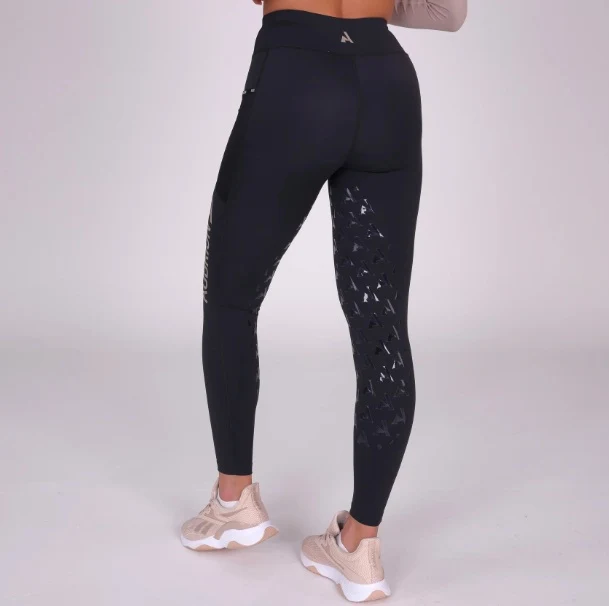 Shires Aubrion Non Stop Riding Tights Shadow