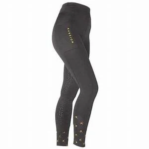 Shires Aubrion Porter Ladies Winter Riding Tights Black