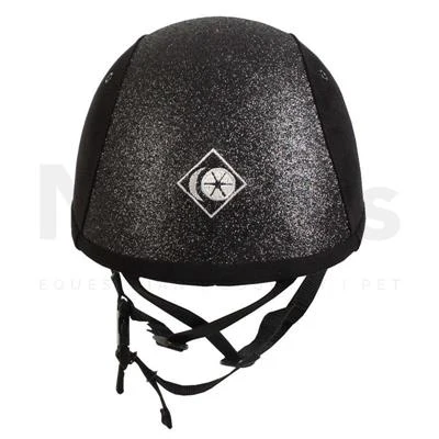 Charles Owen YR8 Riding Hat - Sparkly Black - Image 2