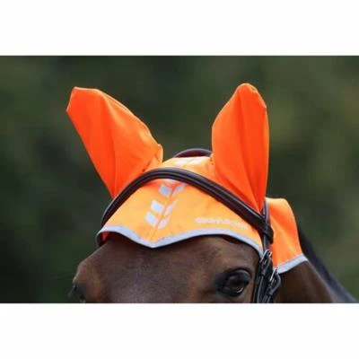 Equi-Flector Fly Veil Orange - Image 2