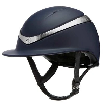 Charles Owen HALO Luxe Navy/Platinum Medium (56cm-58cm)