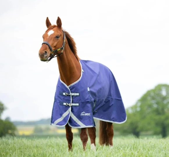 Shires Highlander Original Lite Turnout Rug Navy