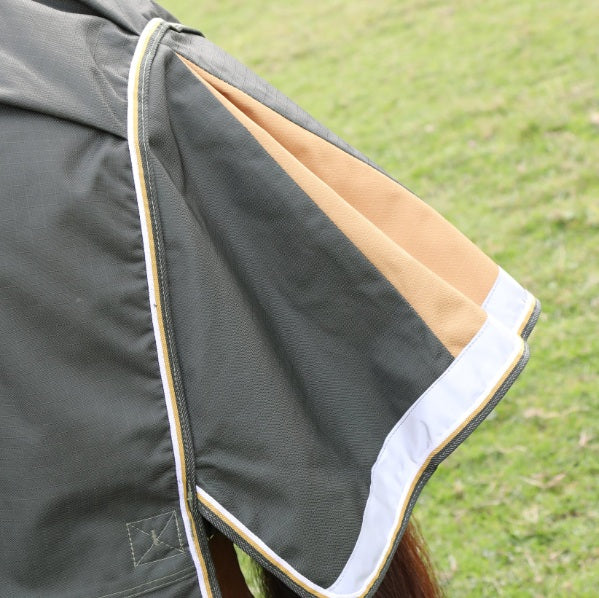 Shires Highlander Plus 50 Turnout Rug Green - Image 3