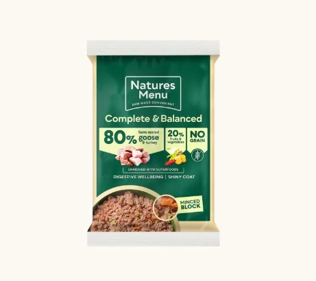 Natures Menu Complete & Balanced 80/20 Goose Block 500g