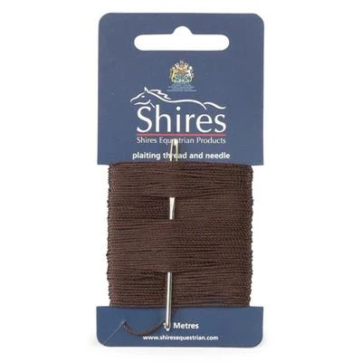 Shires Plaiting Thread Brown