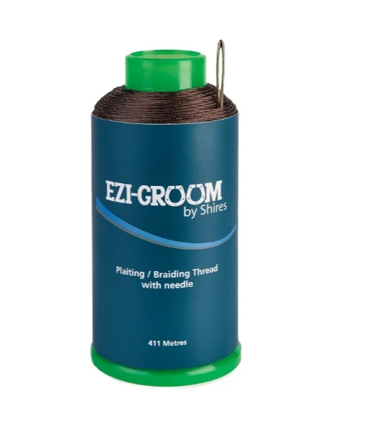 Shires EZI-GROOM Plaiting Thread Reel Black