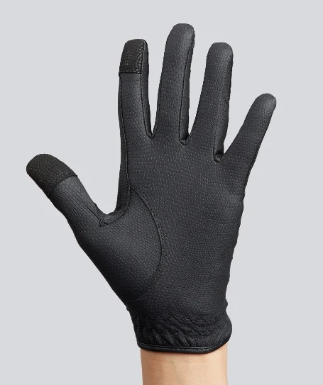 Premier Equine Metaro Ladies Riding Gloves Black - Image 2