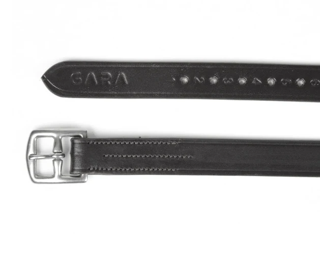 Shires Velociti GARA Stirrup Leathers Black - Image 2