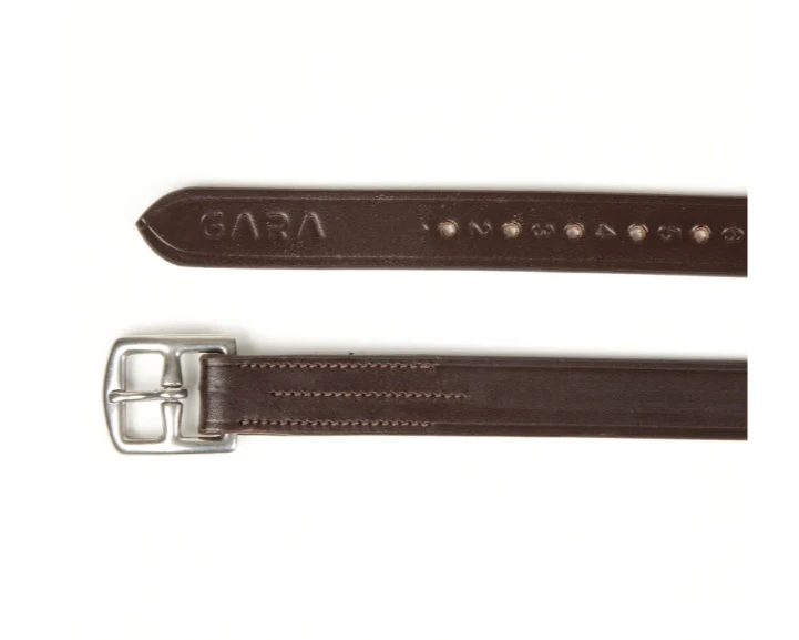 Shires Velociti GARA Stirrup Leathers Havana - Image 2