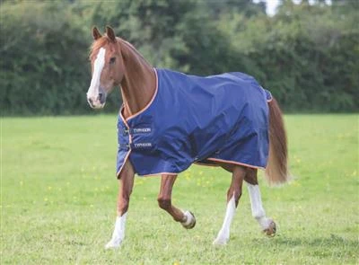 Typhoon 100 Turnout Rug Navy - Image 3